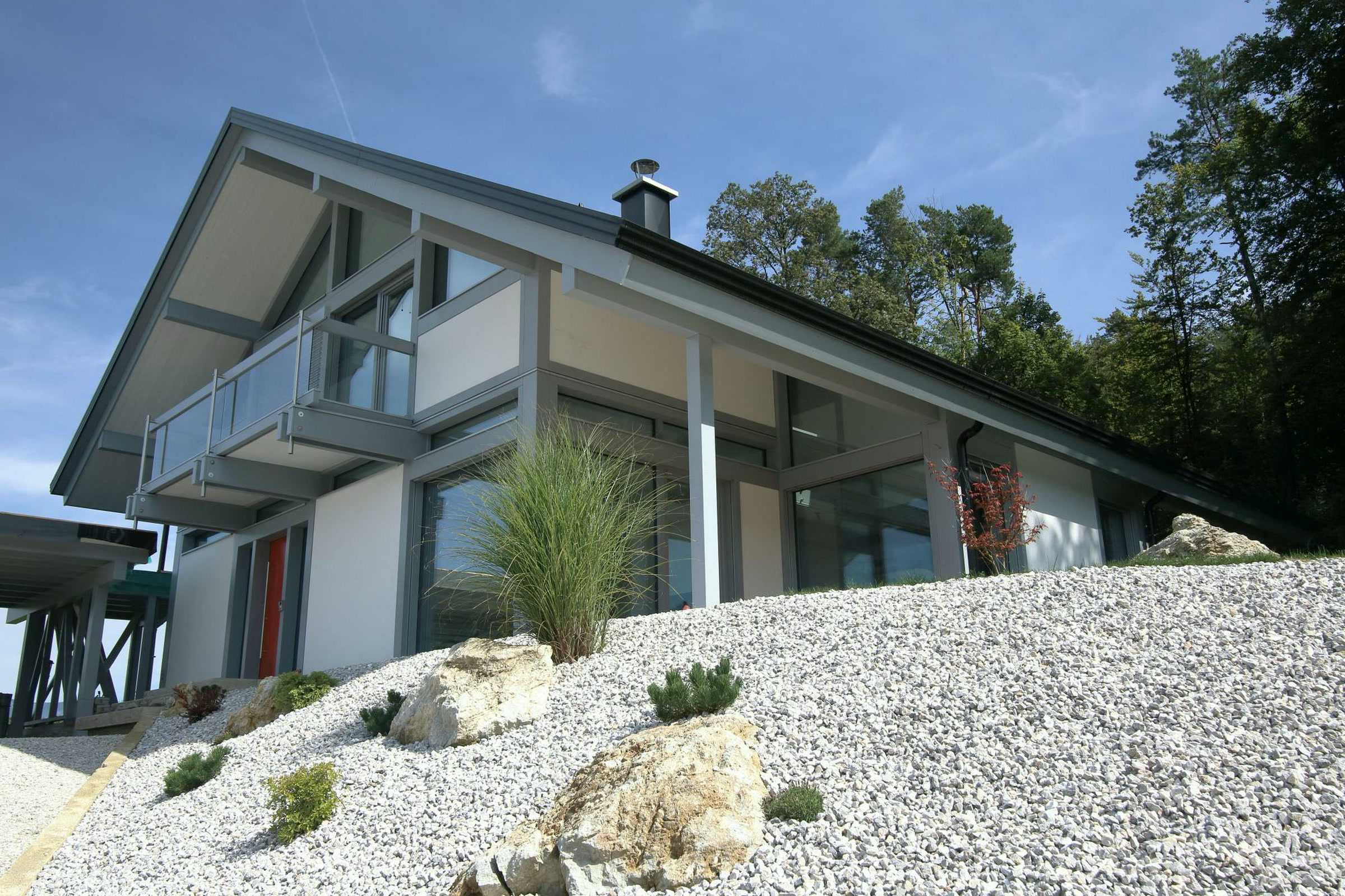Holz-Glas-Haus