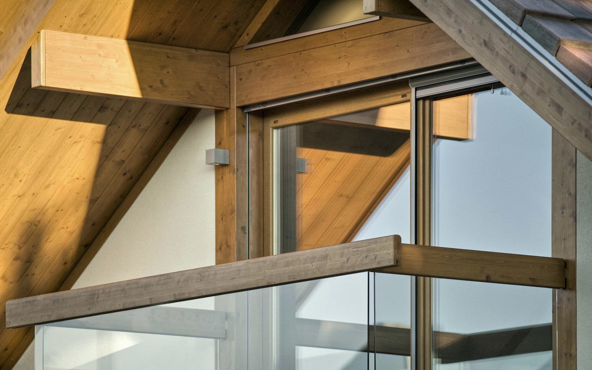 Timber-and-glass house