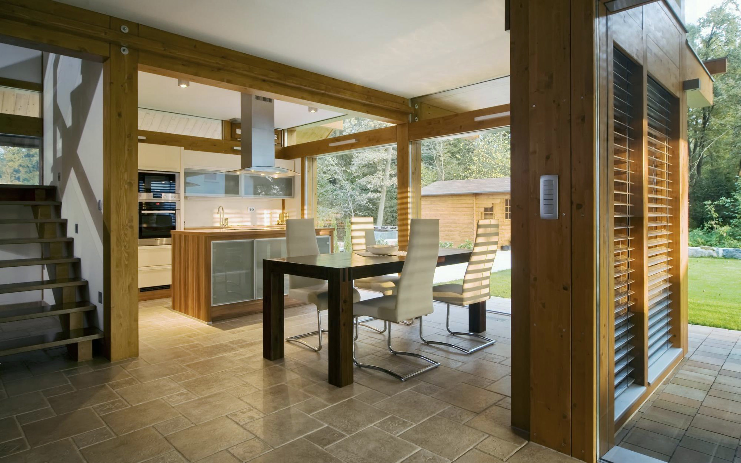Open-plan living area