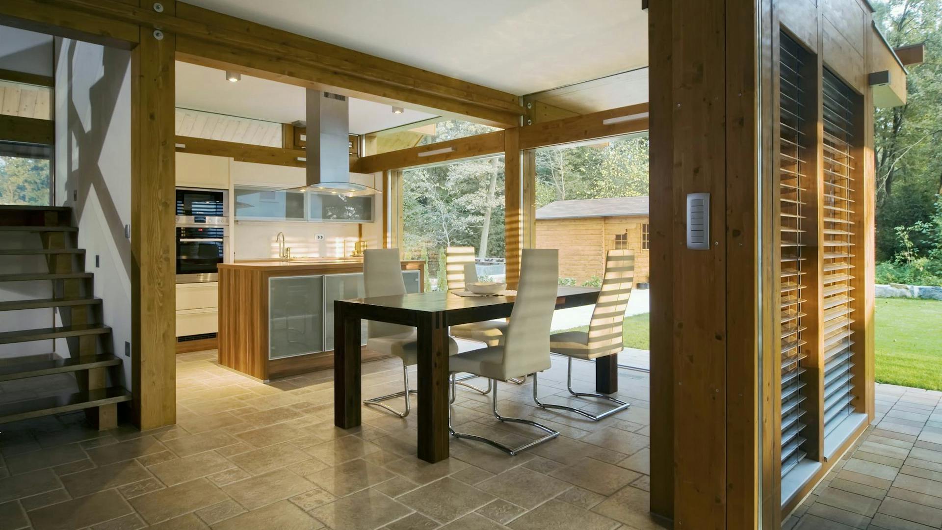 Open-plan living area