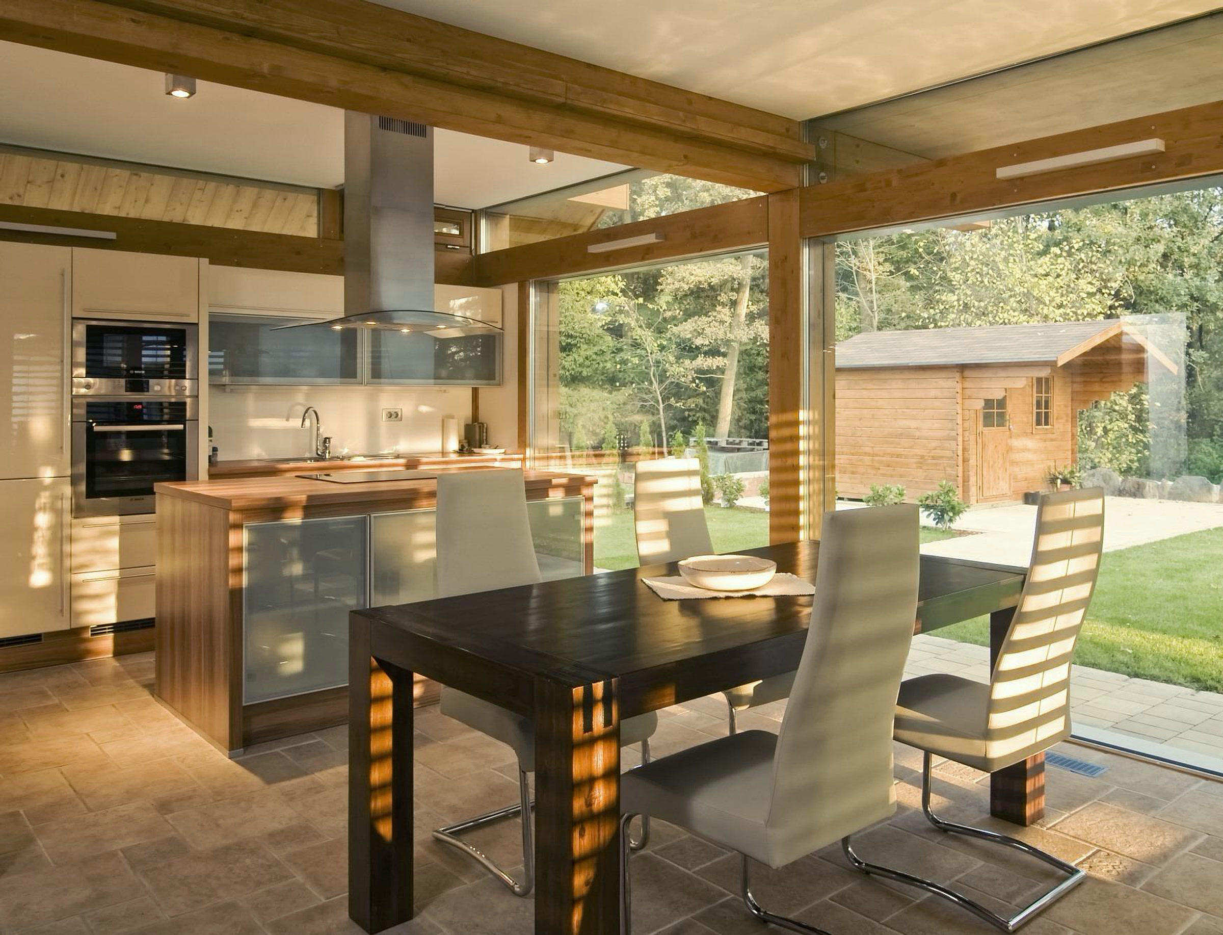 Open-plan living area
