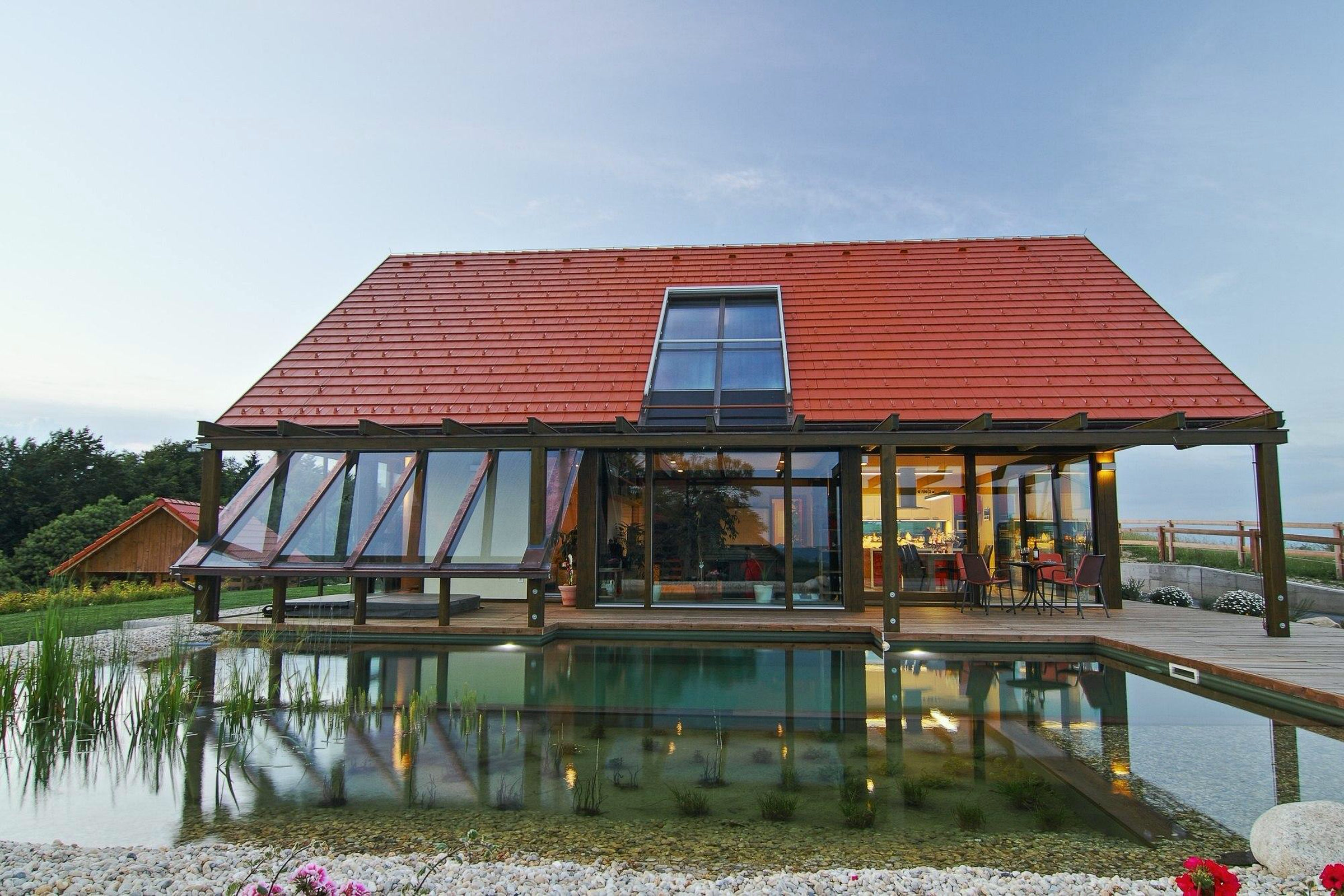 Holz-Glas-Haus