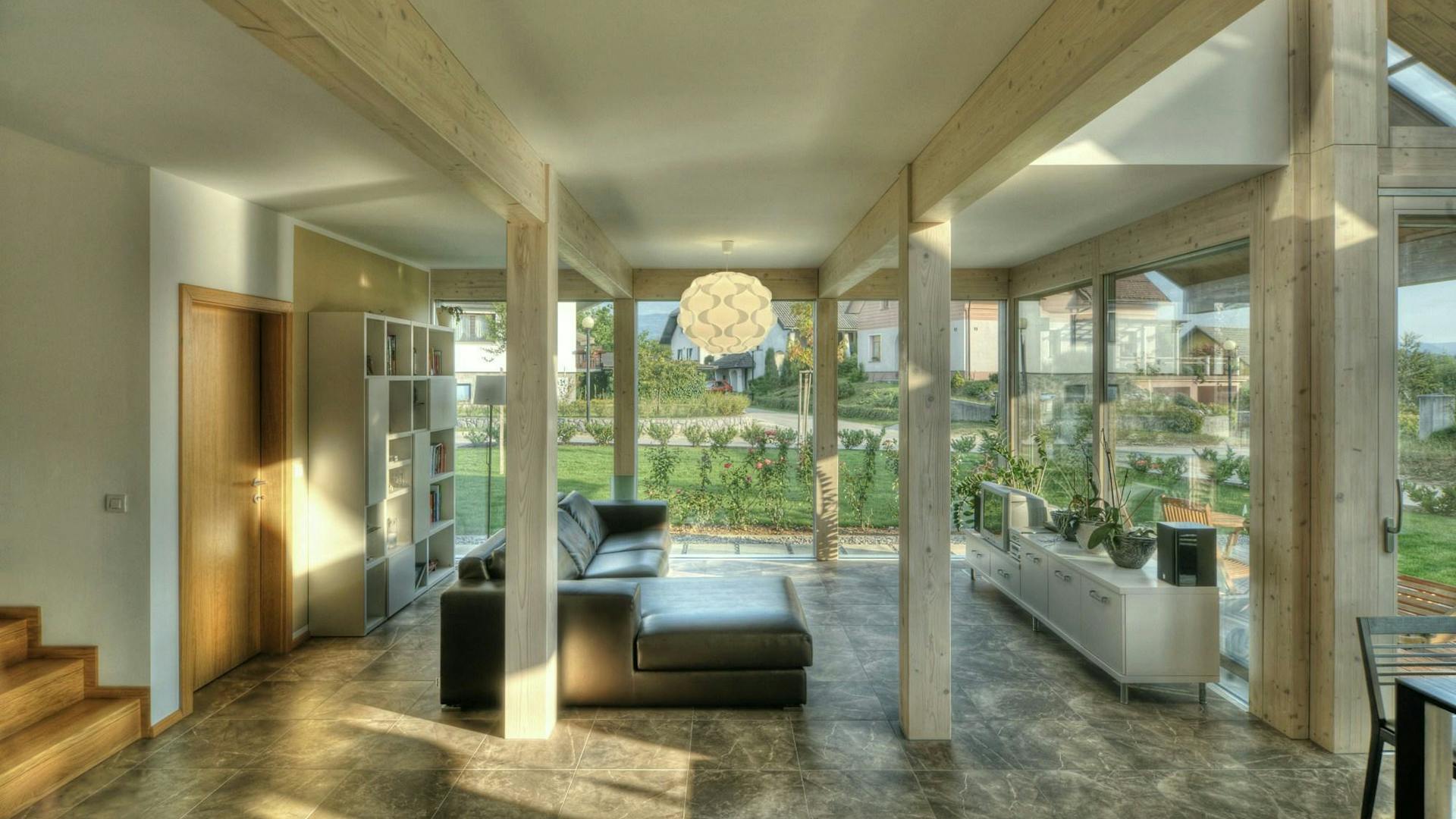Open-plan living area