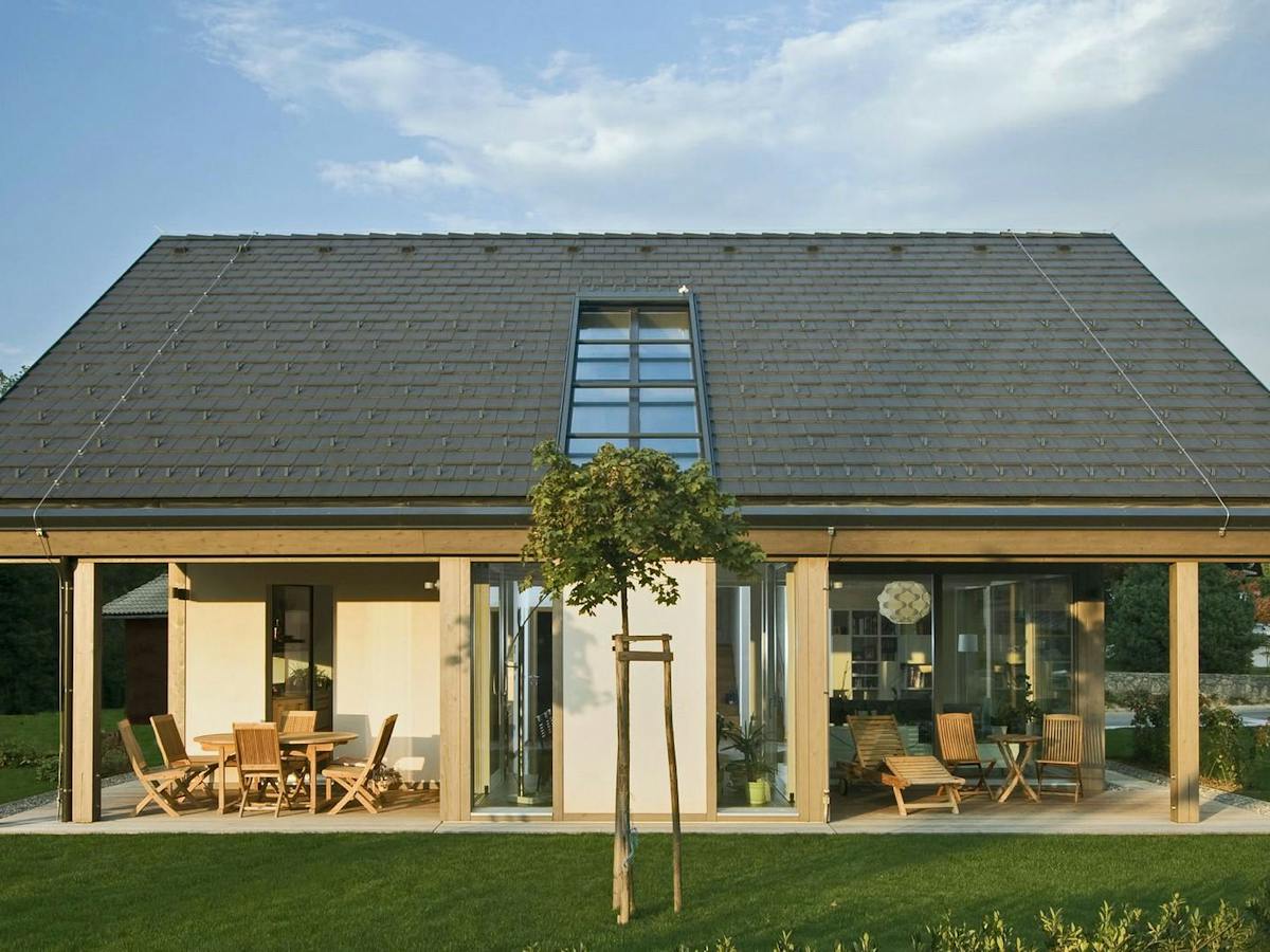 Holz-Glas-Haus