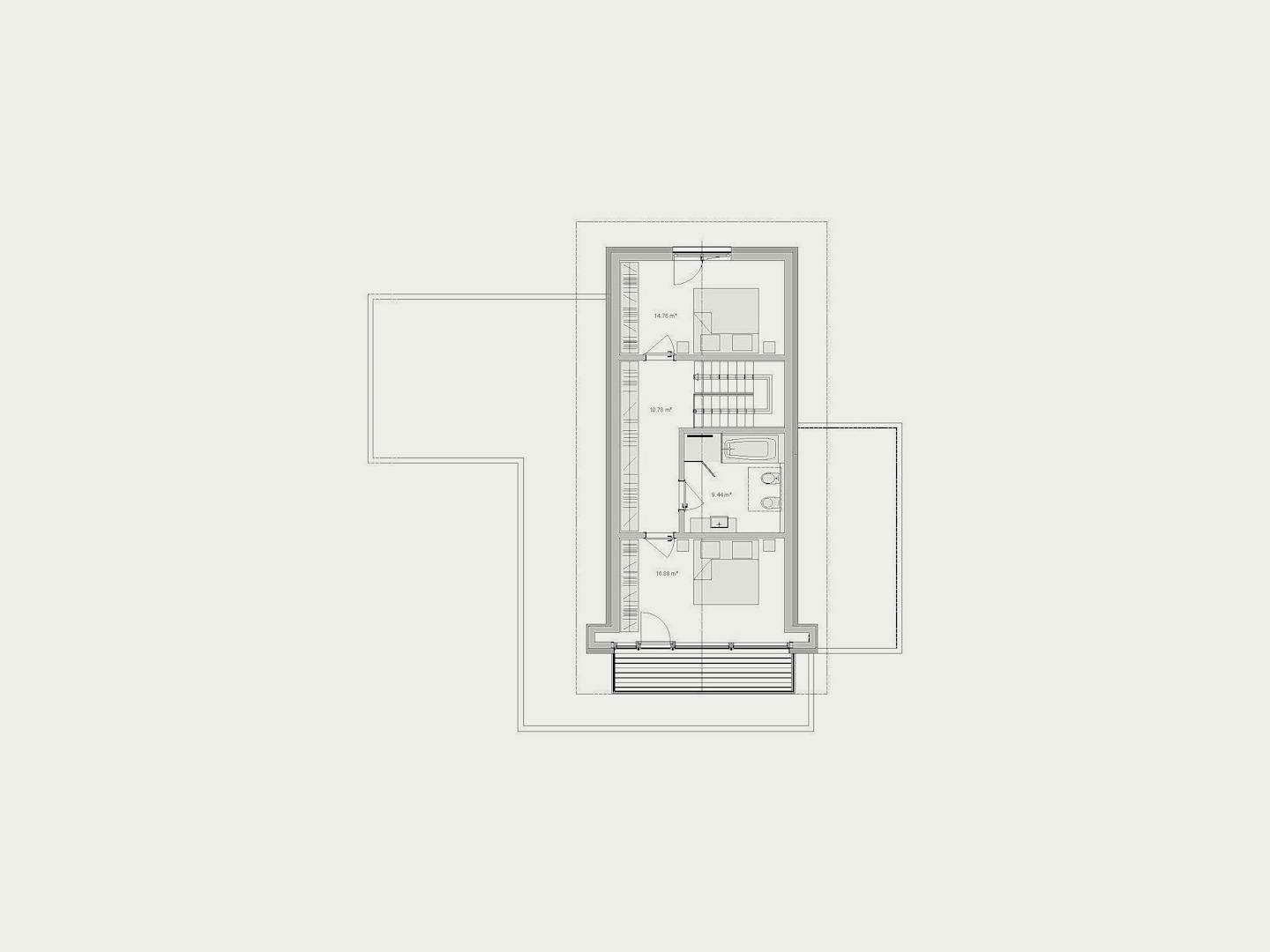 Villa Novara – attic-floor plan