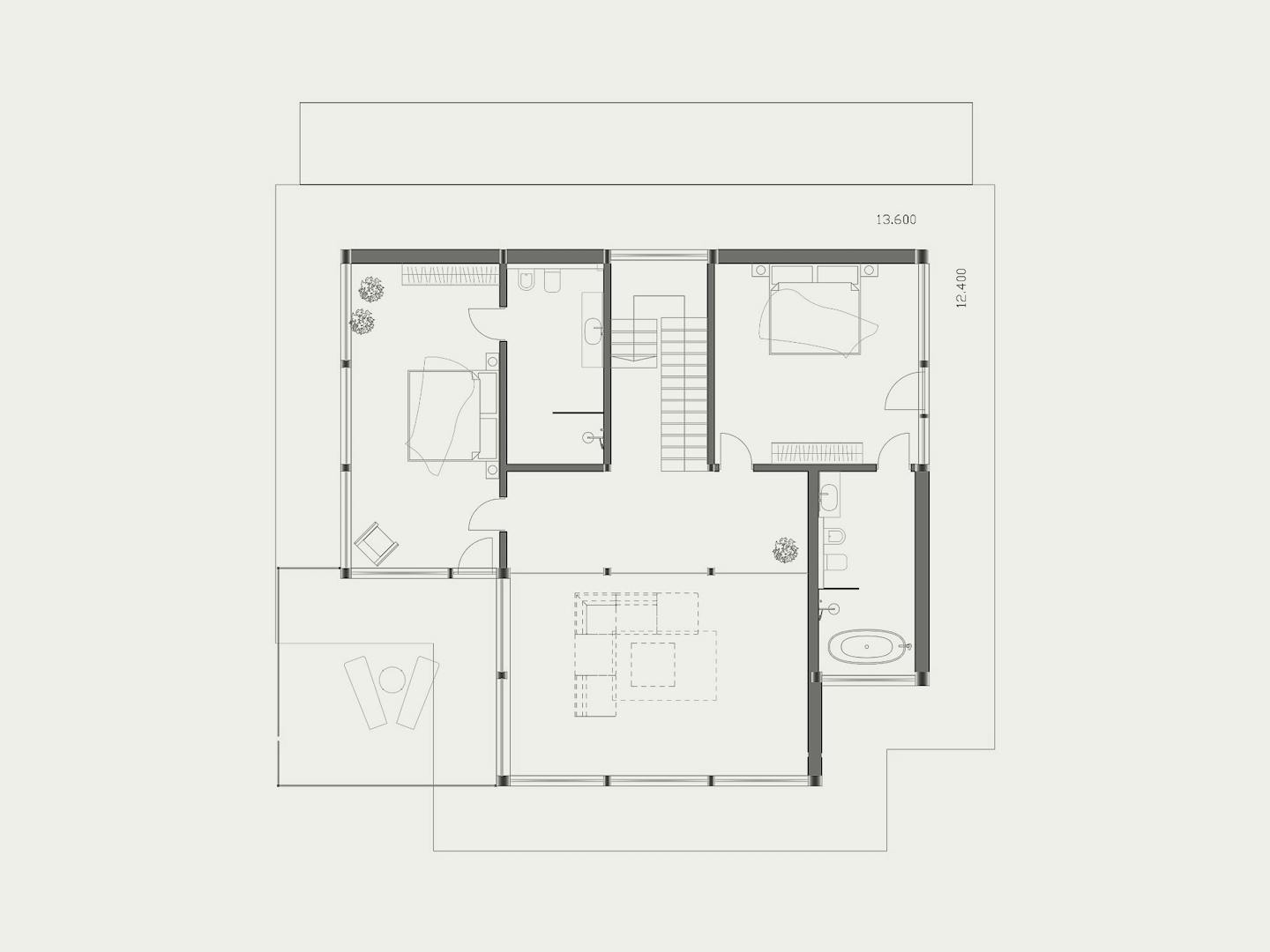 Attic floor