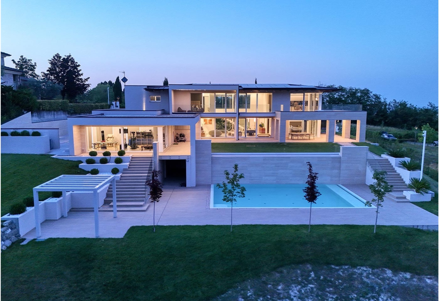 Timber-and-glass house