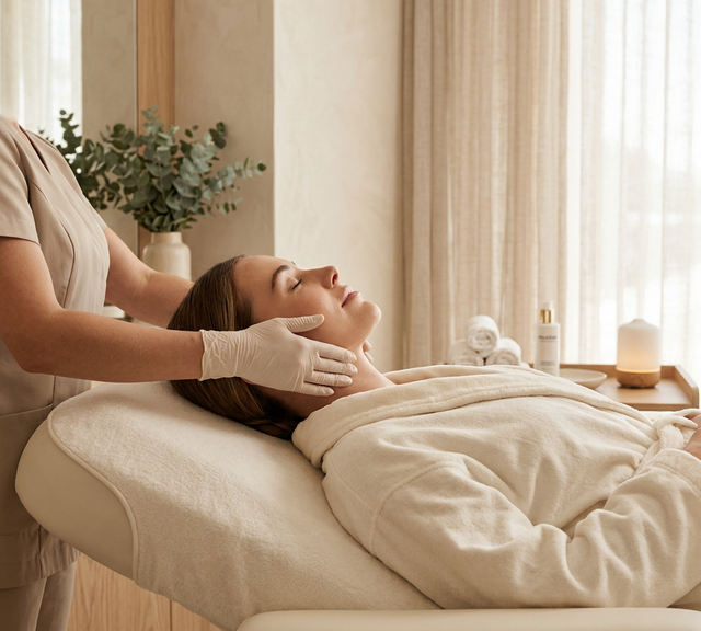 Drainage lymphatique visage - Clinique AMÉ
