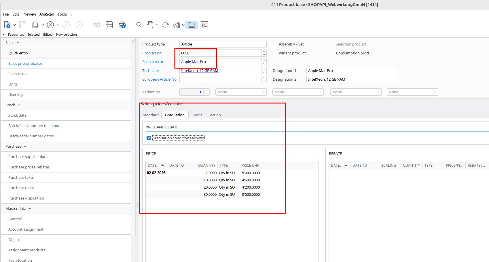 Abacus graduation prices