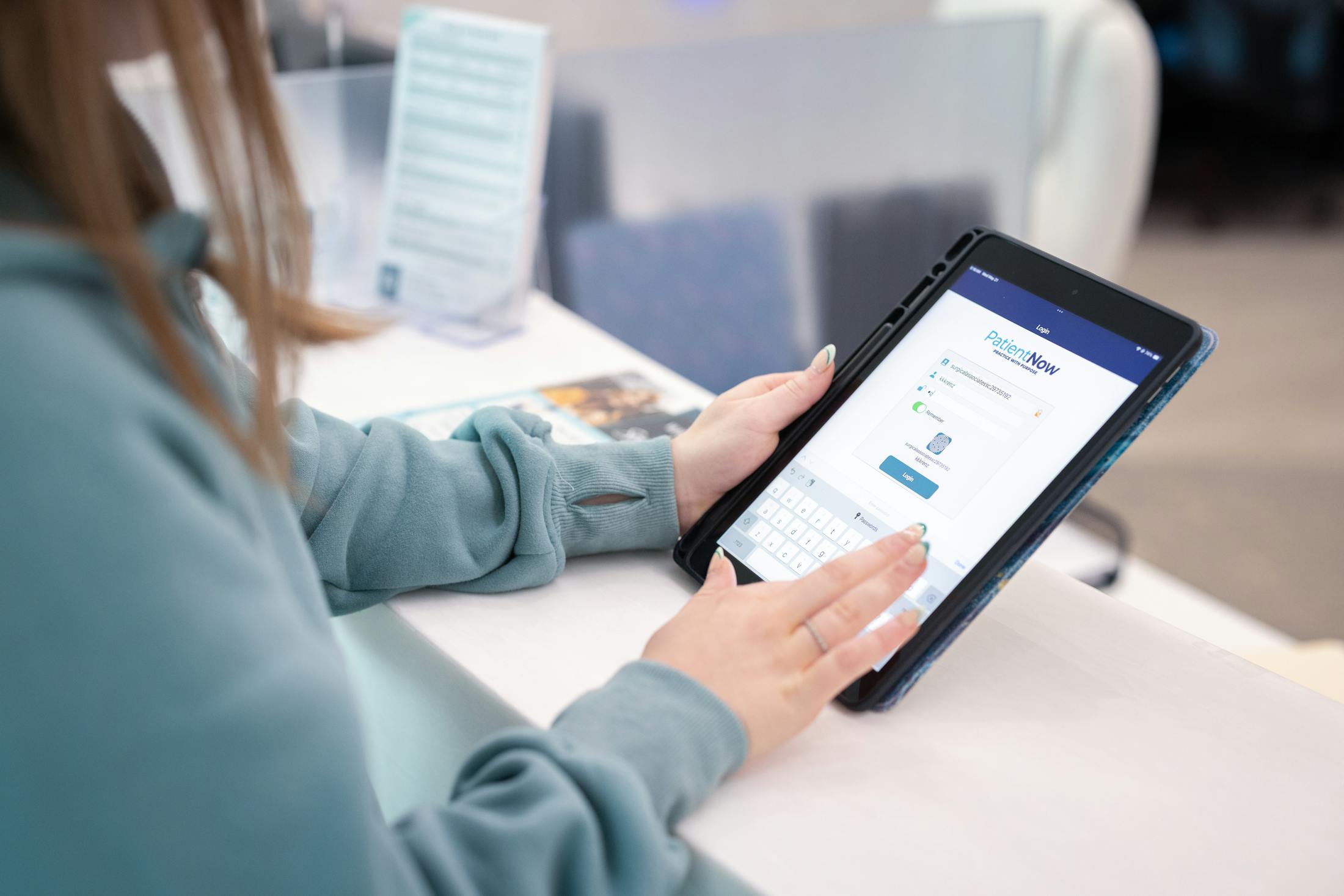 Women using Patient Now on iPad