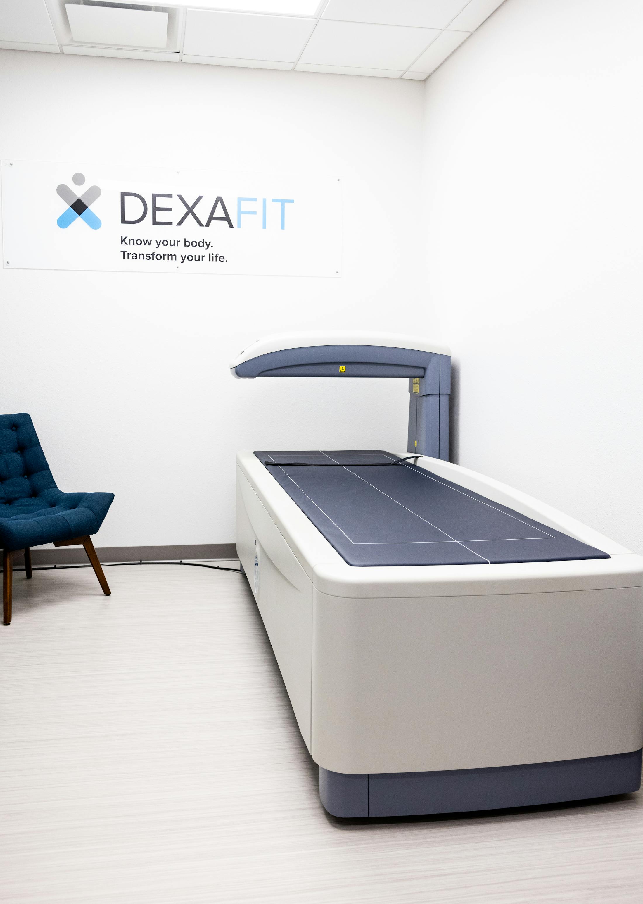 DEXA Scan machine in clinical room