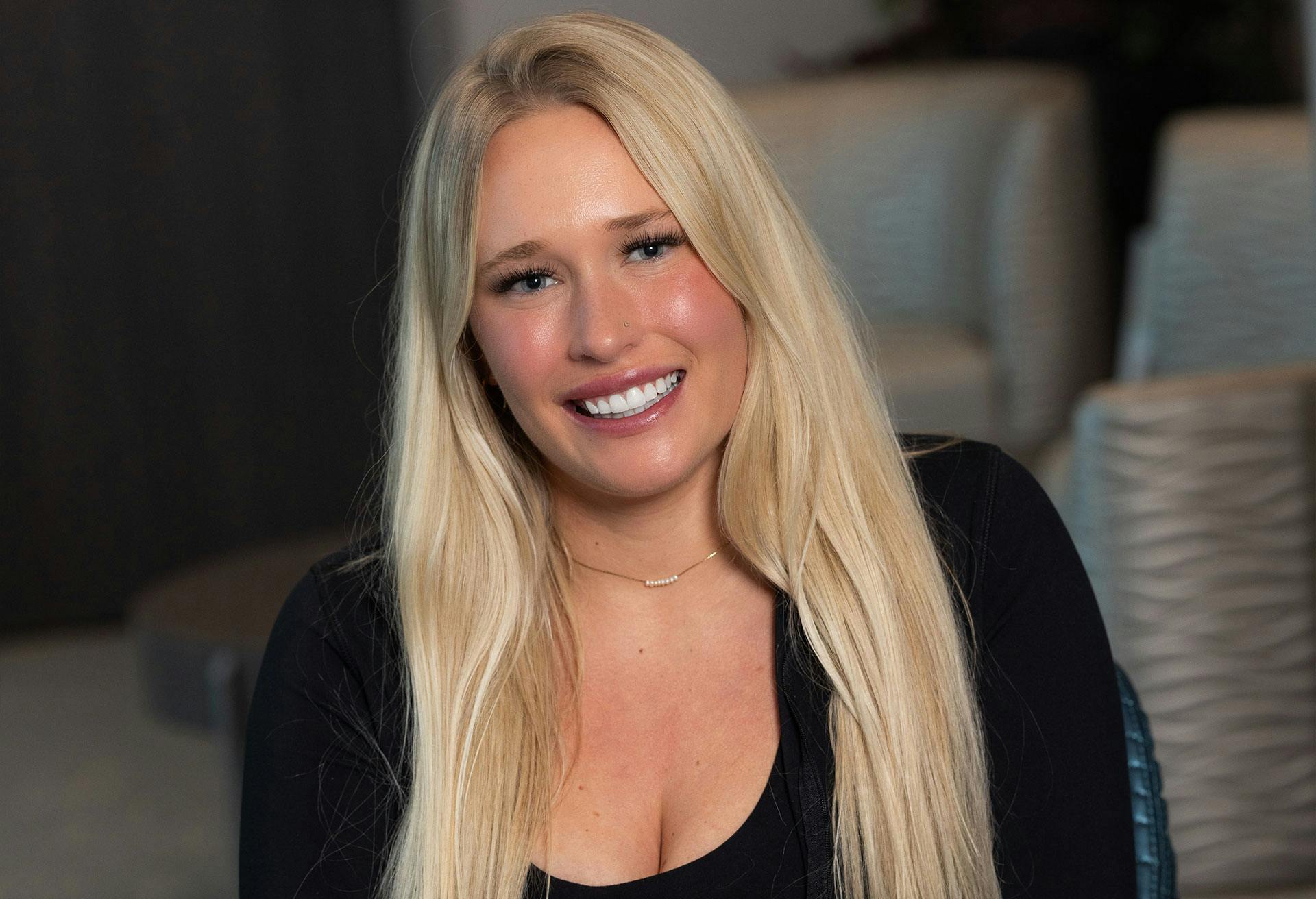 Female provider at wellness clinic