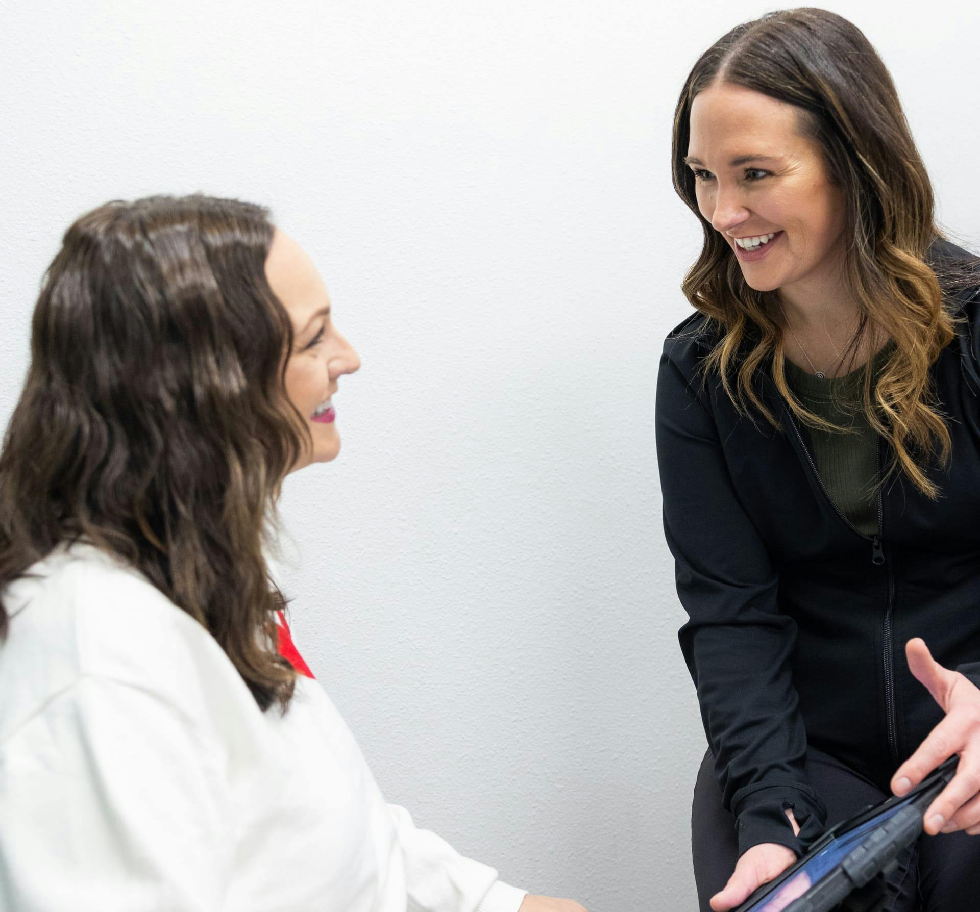 Patient working with the staff of Eleve