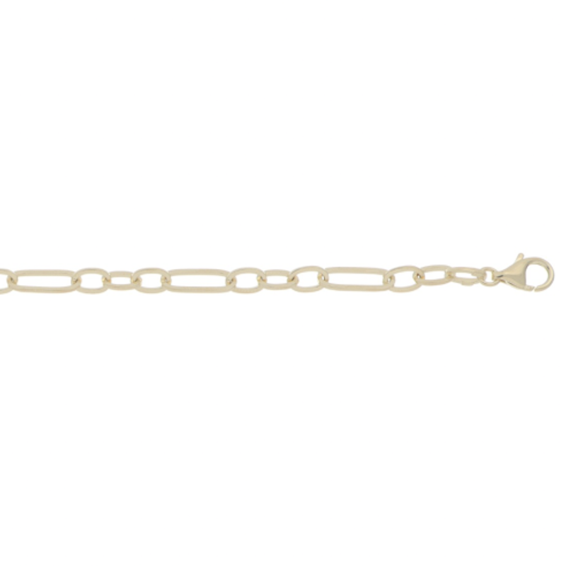 Paper Clip Chain 5.4mm - 14K solid gold chain