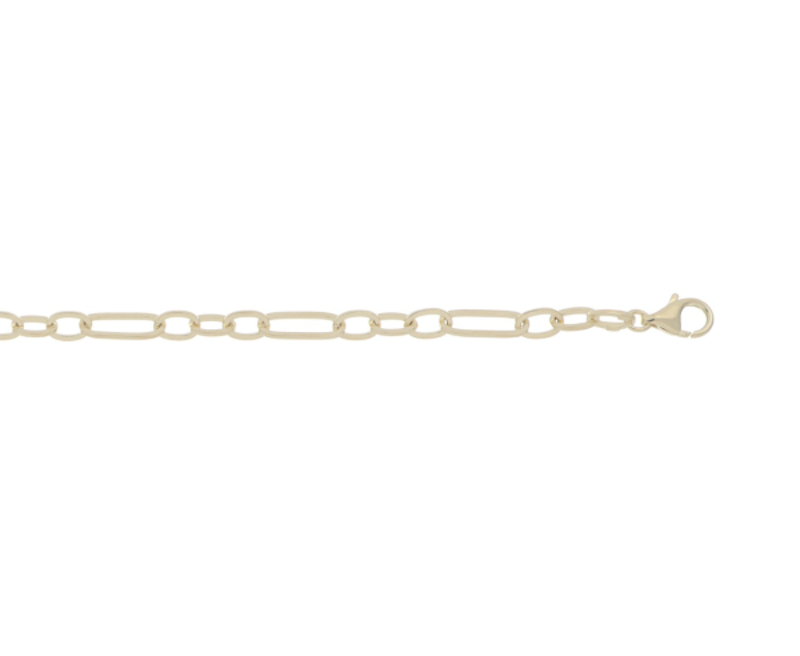 Paper Clip Chain 5.4mm - 14K solid gold chain