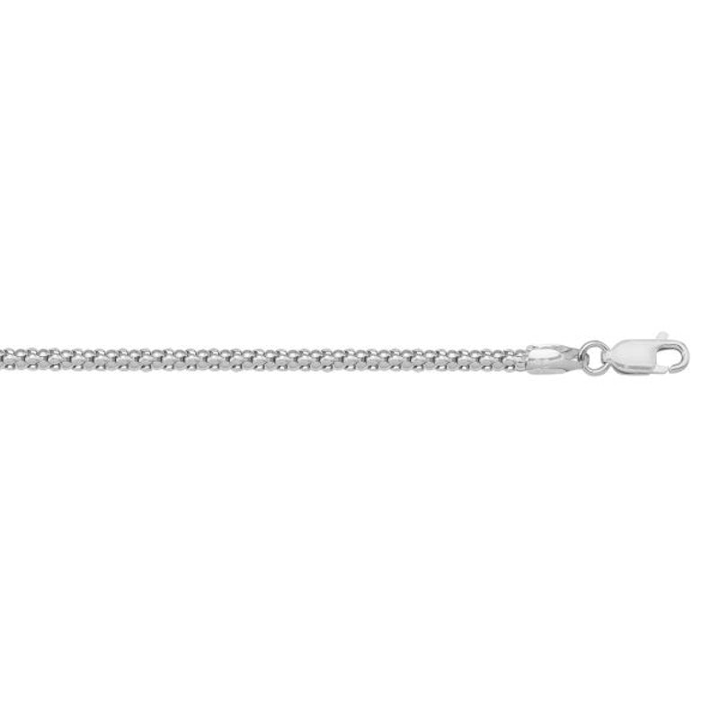 Gold Popcorn Chain 1.8mm - 14K hollow gold chain