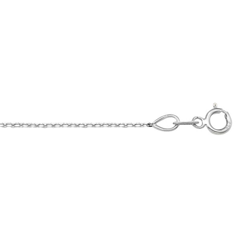 Diamond Cut Open Cable Chain 1mm - 14K solid gold chain