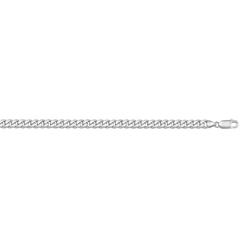 Gold Flat Beveled Chain 3.3mm - 14K solid gold chain