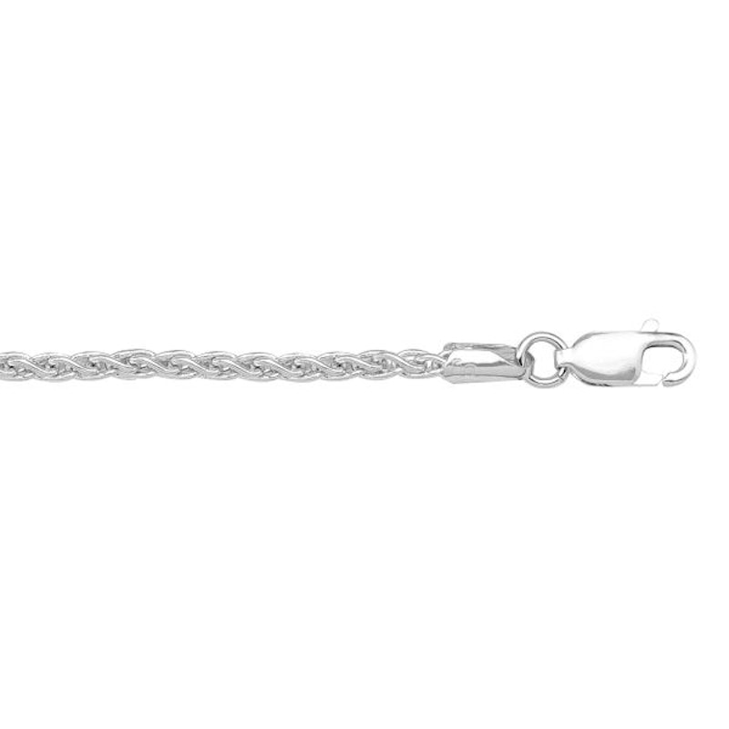 Gold Round Wheat Chain 2.2mm - 14K solid gold chain