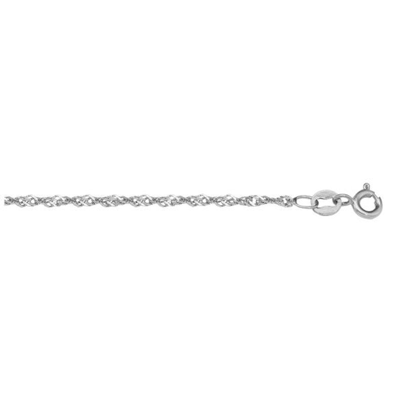 Singapore Chain 1.3mm - 14K solid gold chain