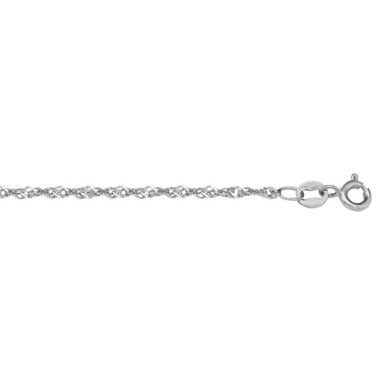 Gold Singapore Chain 1.4mm - 14K solid gold chain