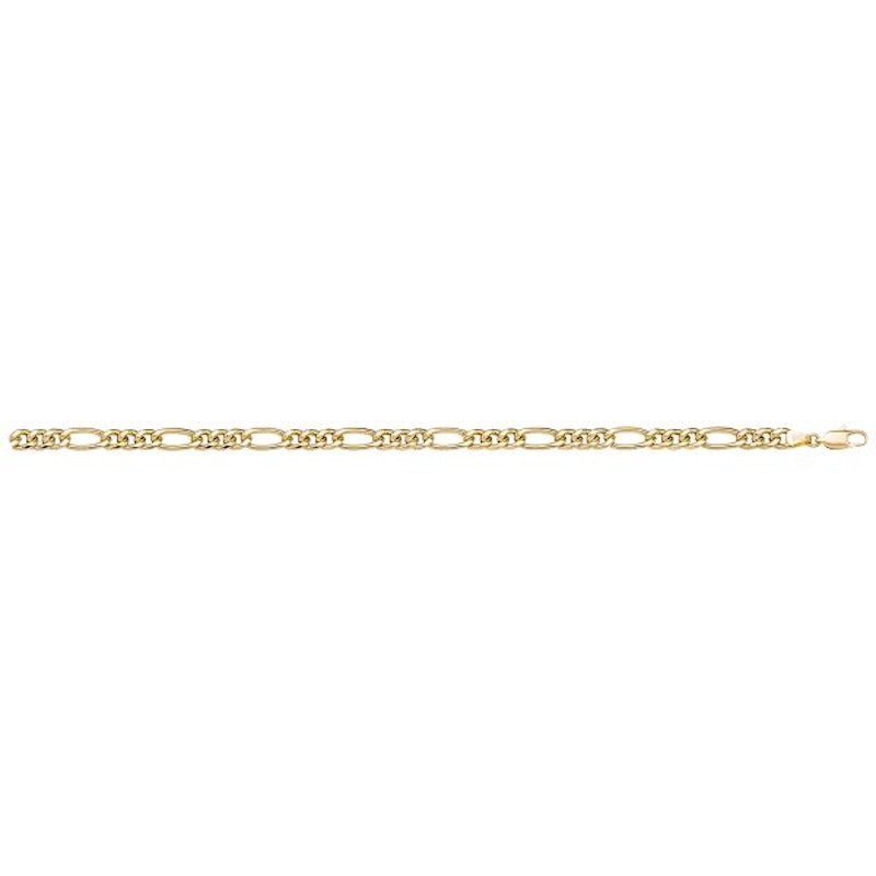 Gold Figaro Chain 5.4mm - 14K hollow gold chain