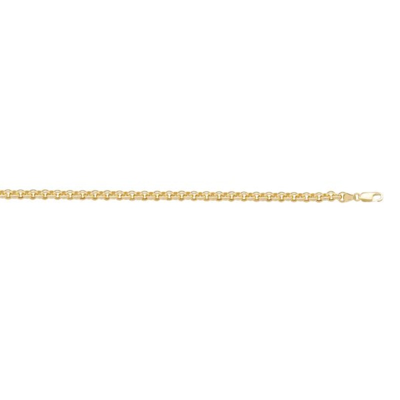 Gold Rolo Chain 2.9mm - 14K hollow gold chain