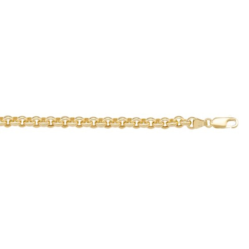 Gold Rolo Chain 5.3mm - 14K hollow gold chain