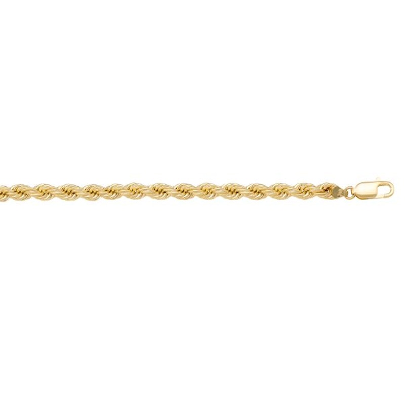 Gold Rope Chain 3mm - 14K hollow gold chain