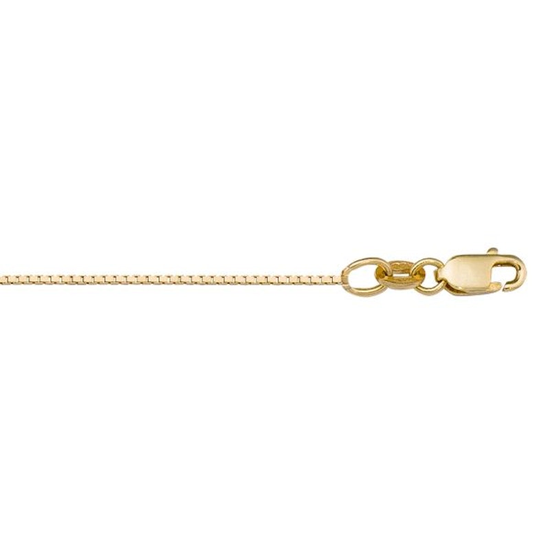Gold Box Chain 0.6mm - 10K hollow gold chain