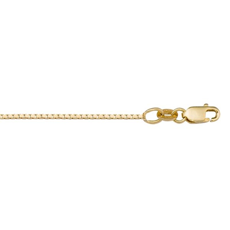 Gold Box Chain 0.8mm - 10K hollow gold chain