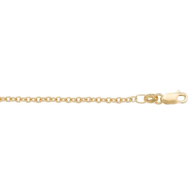 Gold Open Cable Chain 2.3mm - 14K solid gold chain
