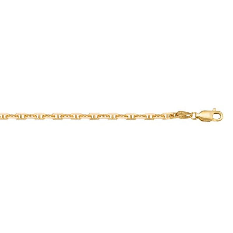 Gold Anchor Chain 1.7mm - 14K solid gold chain