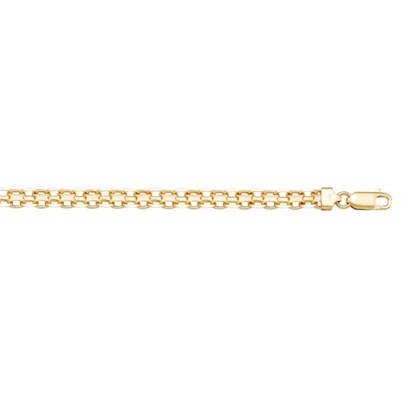 Gold Bismark Chain 3.5mm - 14K solid gold chain