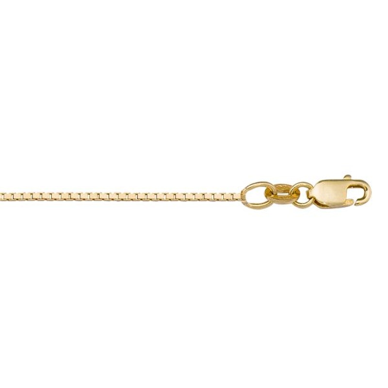 Gold Box Chain 0.8mm - 14K solid gold chain