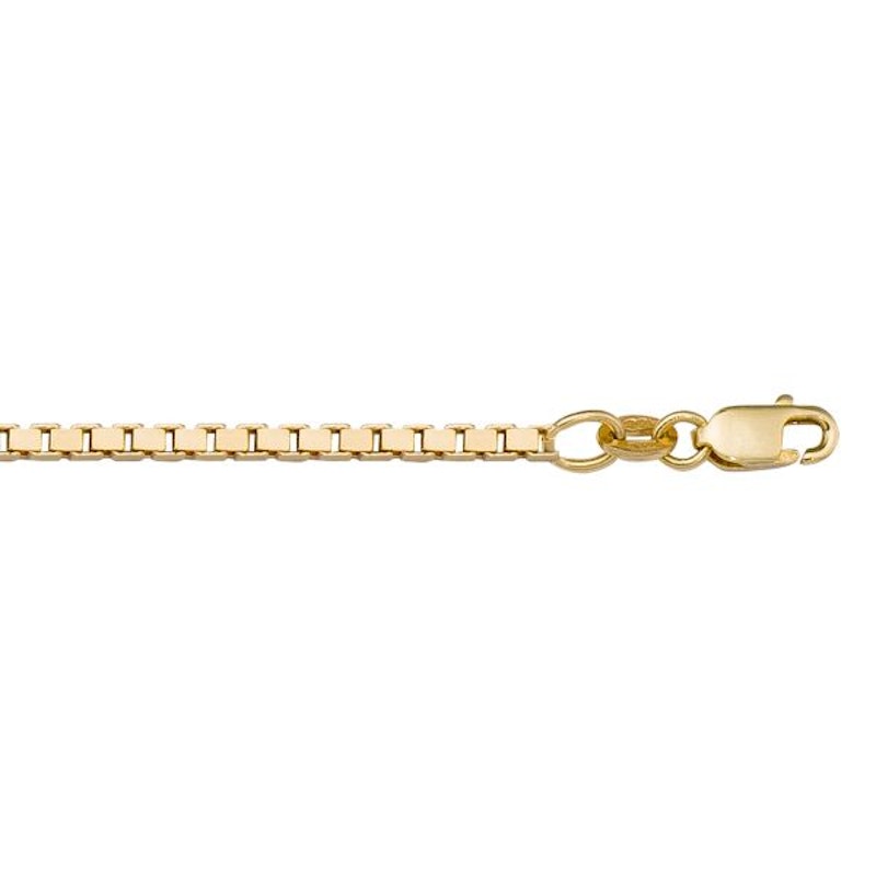 Gold Box Chain 1.7mm - 14K solid gold chain