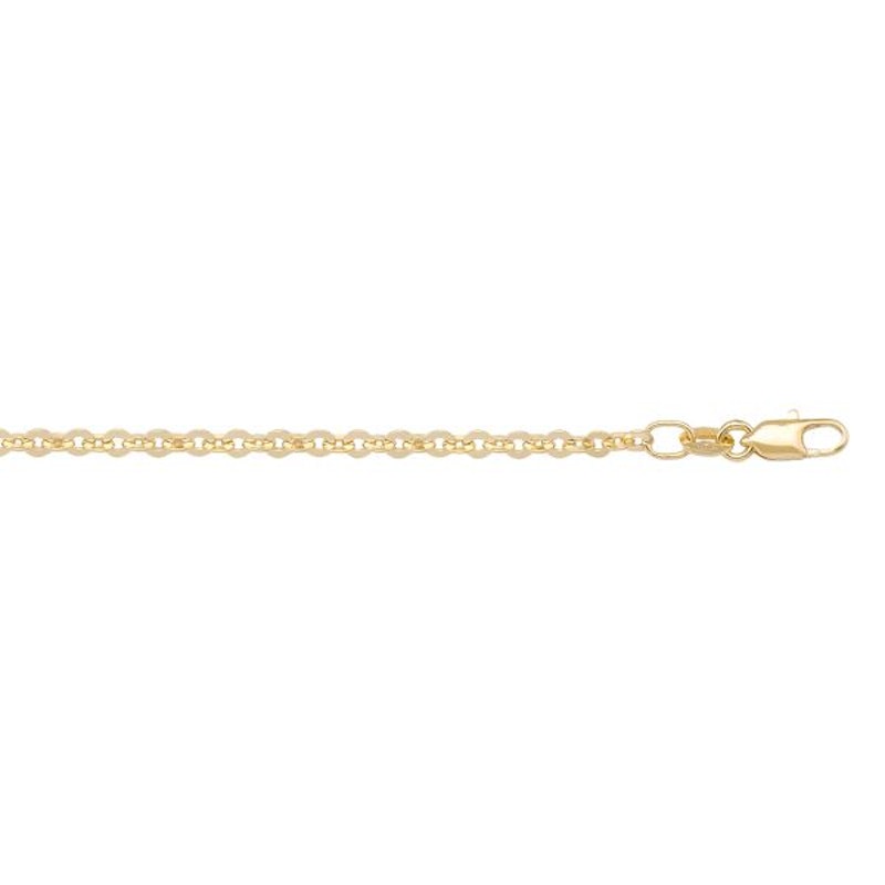 Gold Cable Chain 3.3mm - 14K solid gold chain