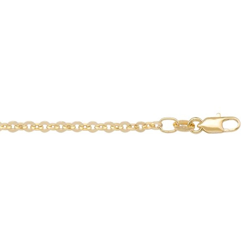 Gold Cable Chain 2mm - 14K solid gold chain