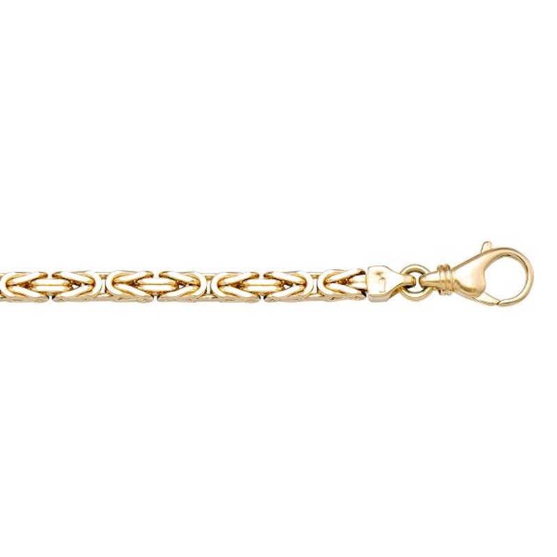 Gold Byzantine Chain 2.9mm - 14K solid gold chain