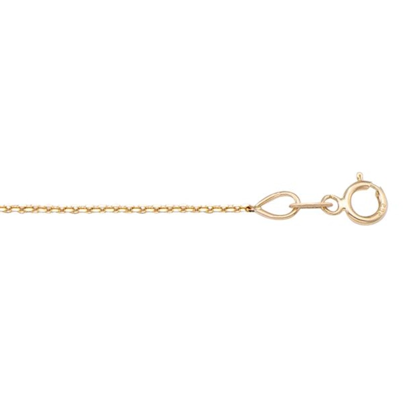 Diamond Cut Open Cable Chain 3.5mm - 14K solid gold chain