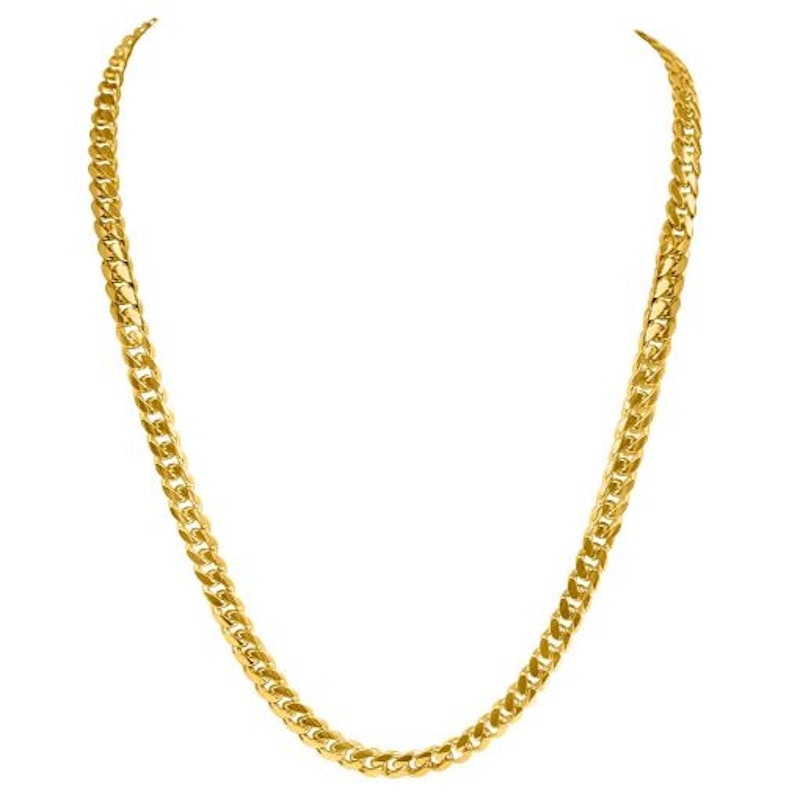 Gold Domed Chain 4.2mm - 14K solid gold chain