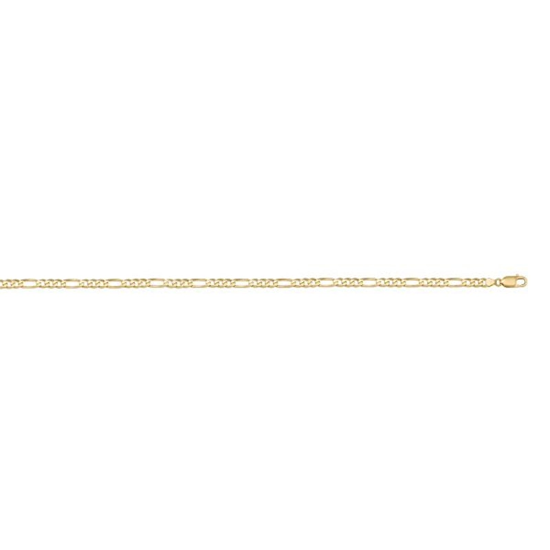 Gold Figaro Chain 1.2mm - 14K solid gold chain