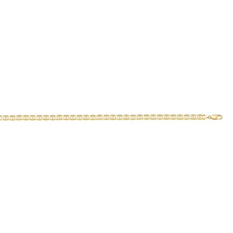 Gold Flat Anchor Chain 8.3mm - 14K solid gold chain