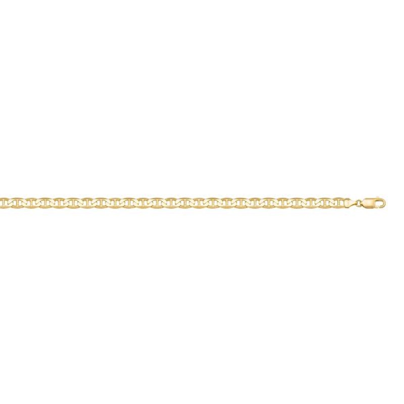 Gold Flat Anchor Chain 2mm - 14K solid gold chain