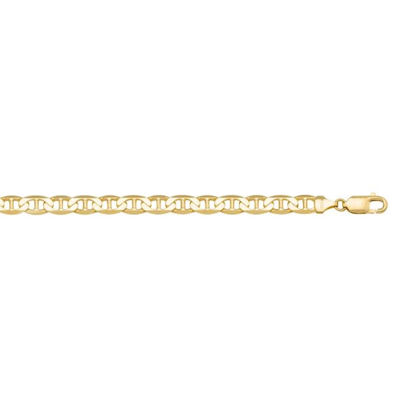Gold Flat Anchor Chain 3.6mm - 14K solid gold chain