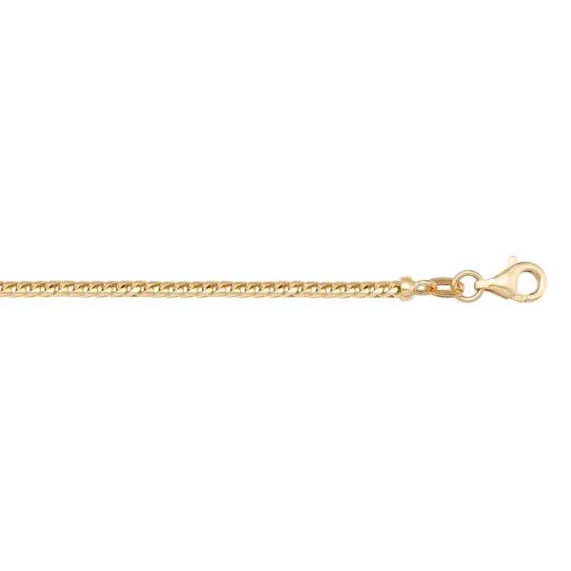 Franco-Yg-1.5 - Franco Chain 1mm - 14K solid gold chain