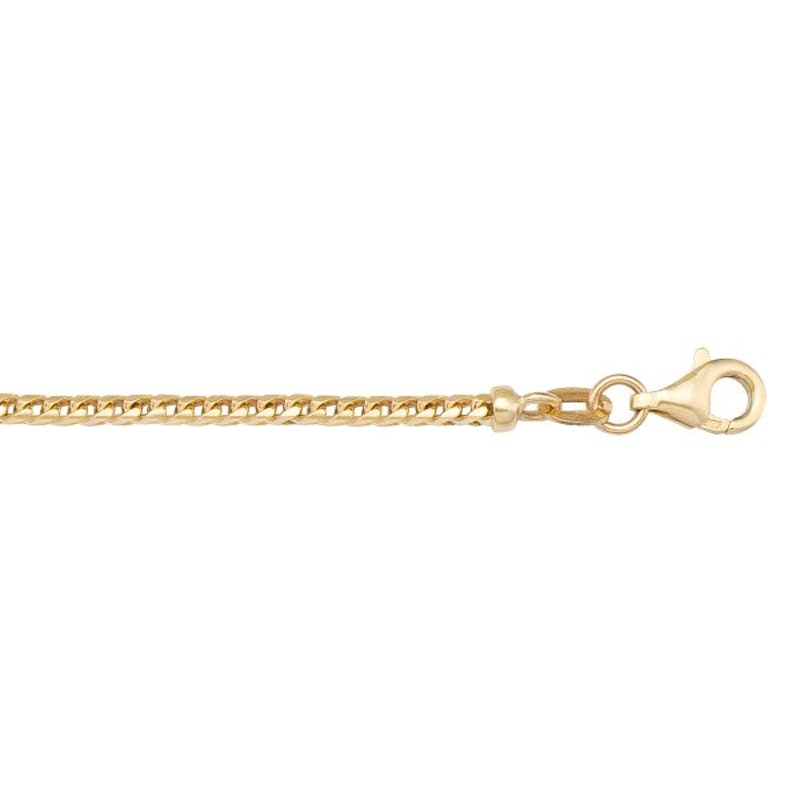 Franco-Yg-2.0 - Franco Chain 2mm - 14K solid gold chain