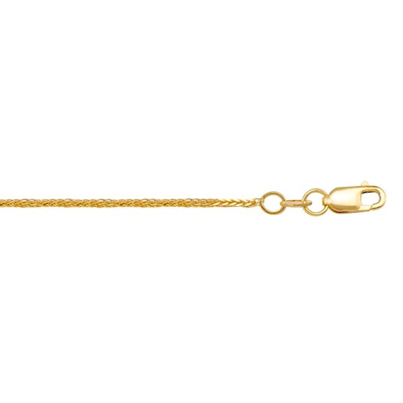 Square Wheat Chain 2.3mm - 14K solid gold chain