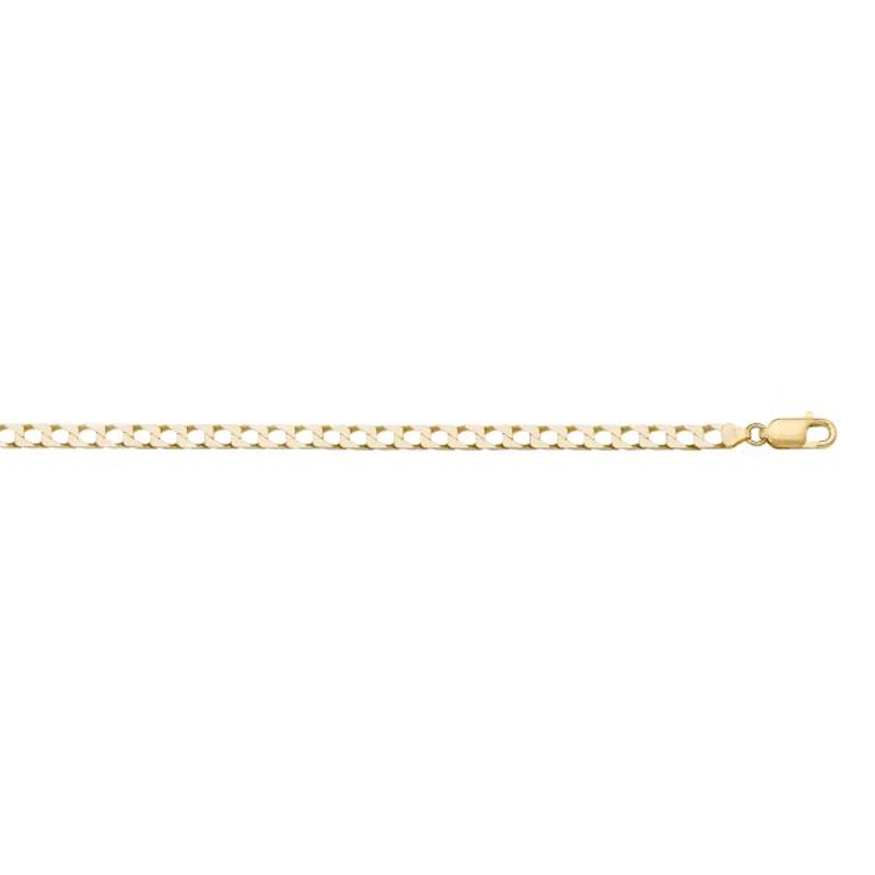 Gold Squared Chain 0.8mm - 14K solid gold chain