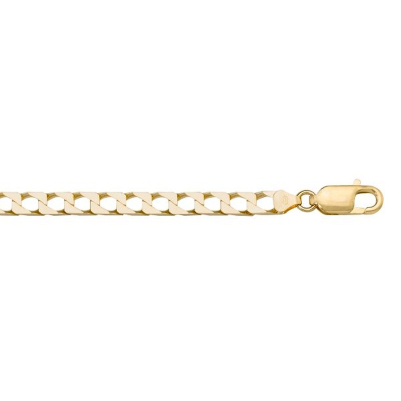 Gold Squared Chain 4.1mm - 14K solid gold chain